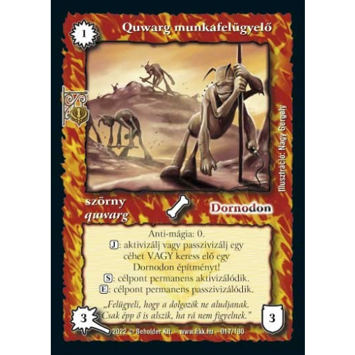 Quwarg munkafelügyelő (2022)