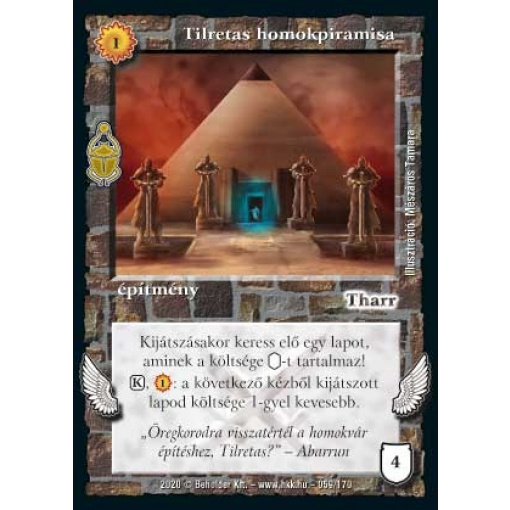 Tilretas homokpiramisa (2020)