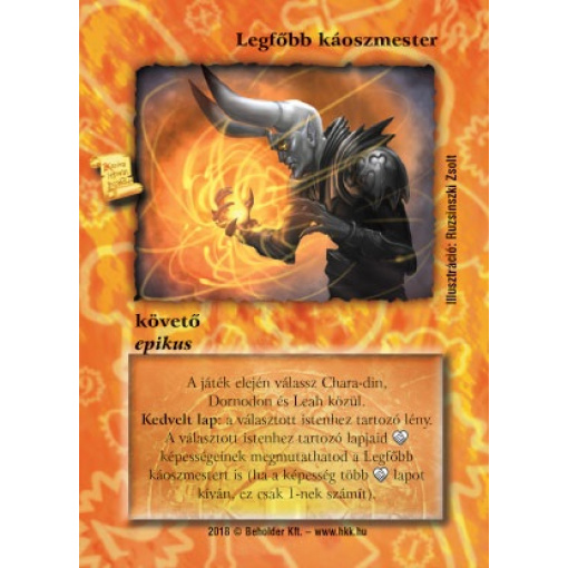 Legfőbb káoszmester (2018)