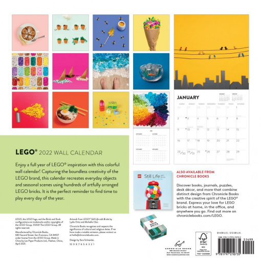 2022 LEGO Wall Calendar - Fali naptár - Image 2