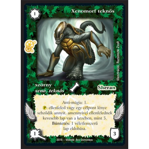 Xenomorf teknős (2016)