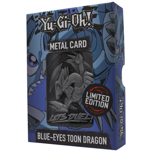Yu-Gi-Oh! Replica Card Blue Eyes Toon Dragon Limited Edition - Prémium fémkártya - Image 3
