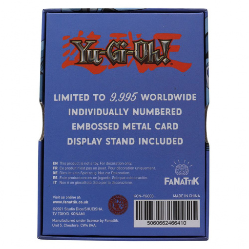 Yu-Gi-Oh! Replica Card Blue Eyes Toon Dragon Limited Edition - Prémium fémkártya - Image 4