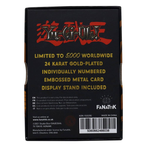 Yu-Gi-Oh! Replica Card Baby Dragon (gold plated) - Prémium kártya - Image 3