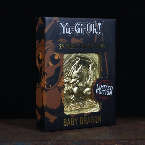 Yu-Gi-Oh! Replica Card Baby Dragon (gold plated) - Prémium kártya - Image 4