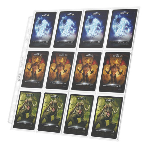 Ultimate Guard 24-Pocket QuadRow Pages Side-Loading Clear (10db) - Mappalap - Image 3