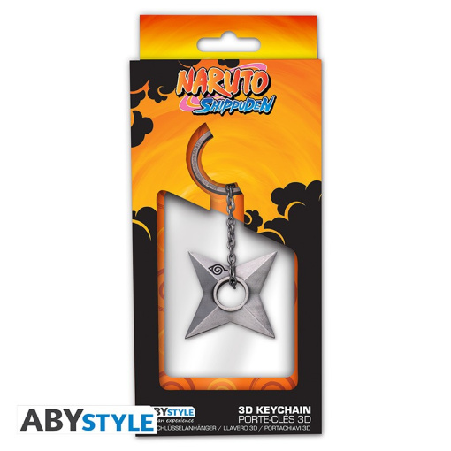 Naruto Shippuden - 3D Shuriken Konoha - Kulcstartó - Image 4