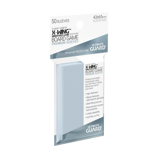 Ultimate Guard - Premium Soft Sleeves for Board Game Cards (50db) - Kártyavédő fólia - 43 x 65 mm - Image 2