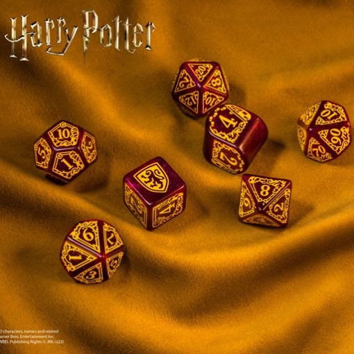 Kocka készlet - Harry Potter. Gryffindor Modern Dice Set - Red (7) - Image 6
