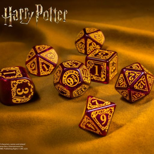 Kocka készlet - Harry Potter. Gryffindor Modern Dice Set - Red (7)