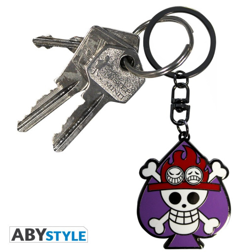 One Piece - Keychain Skull Ace - kulcstartó - Image 5