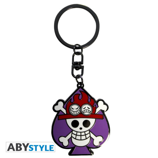 One Piece - Keychain Skull Ace - kulcstartó - Image 4