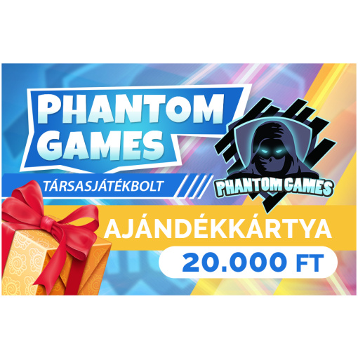 Társasjáték ajándékutalvány 20.000 Ft értékben
