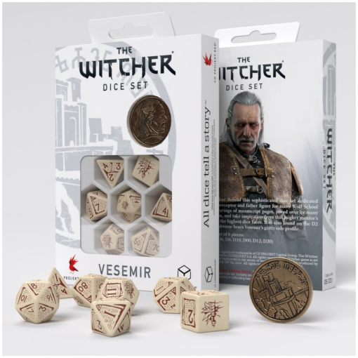 The Witcher Dice set Vesemir - The Old Wolf - Kocka szett - Image 3