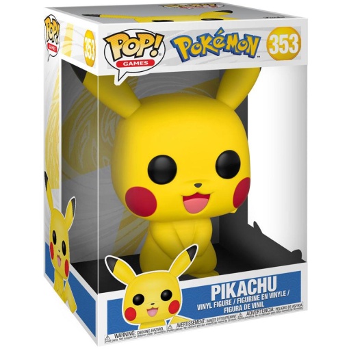 Pokemon Super Sized POP! Games Vinyl Figure Pikachu 25 cm - Akció figura