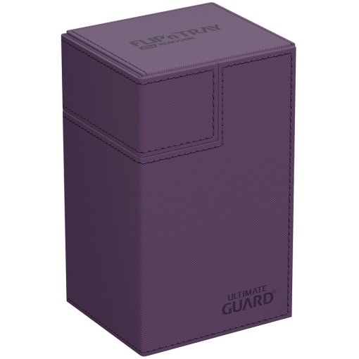 Ultimate Guard Flip`n`Tray 80+ XenoSkin Monocolor Purple - Pakli tároló - Image 2