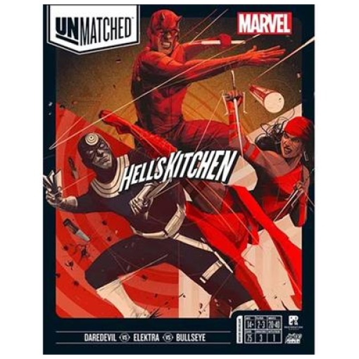 Unmatched Marvel Hells Kitchen - társasjáték (Anygol nyelvű)