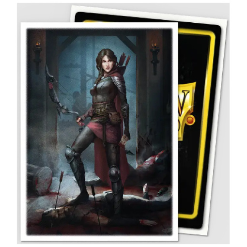 Dragon Shield - Flesh and Blood License Standard Matte Art Sleeves - Azalea (100 db) - kártyavédő fólia - Image 3